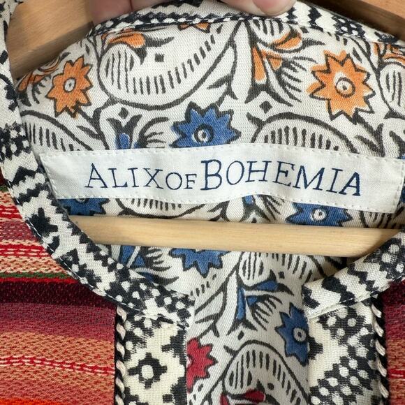 NWT Alix of Bohemia Winifred Orange Bloom Dress Size Large - Picture 9 of 13